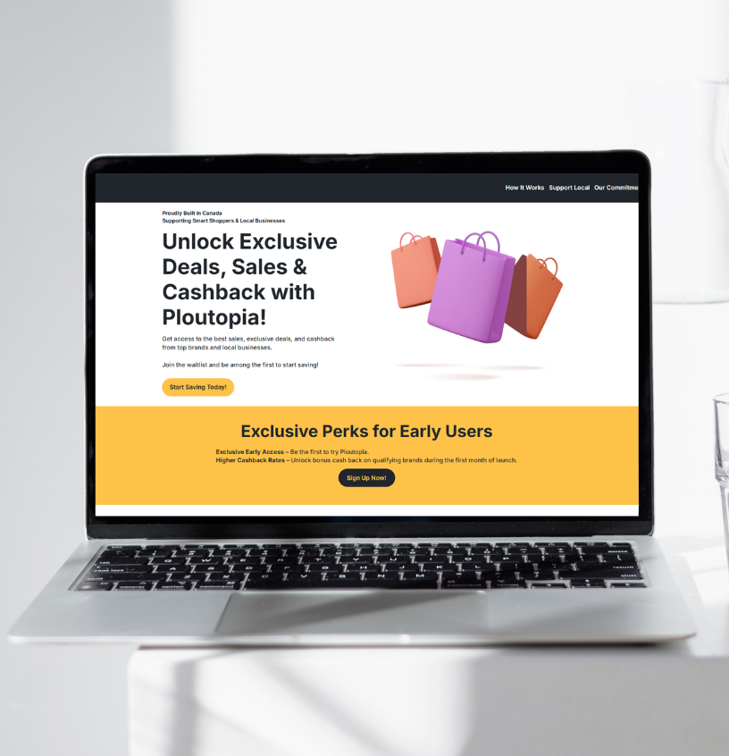 Website mockup preview